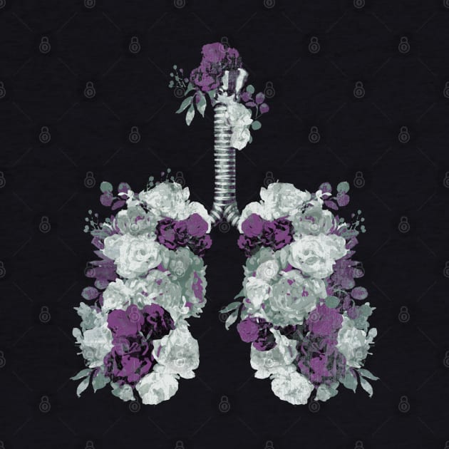 Lung Anatomy / Cancer Awareness 12 by Collagedream